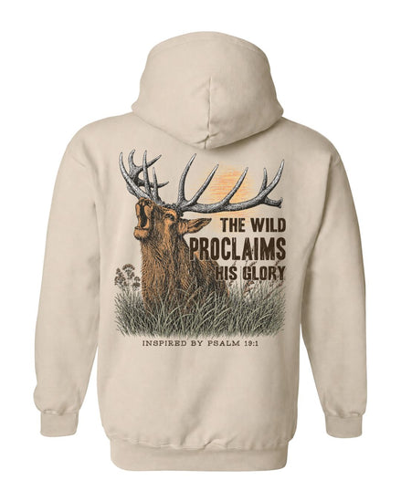 Inspirational Bible Verse Elk Hoodie