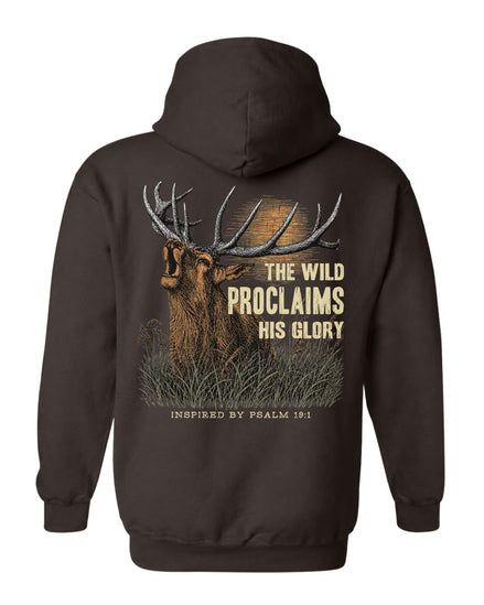 Inspirational Bible Verse Elk Hoodie