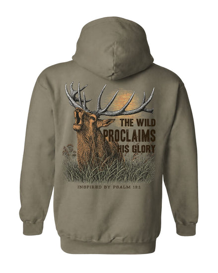 Inspirational Bible Verse Elk Hoodie