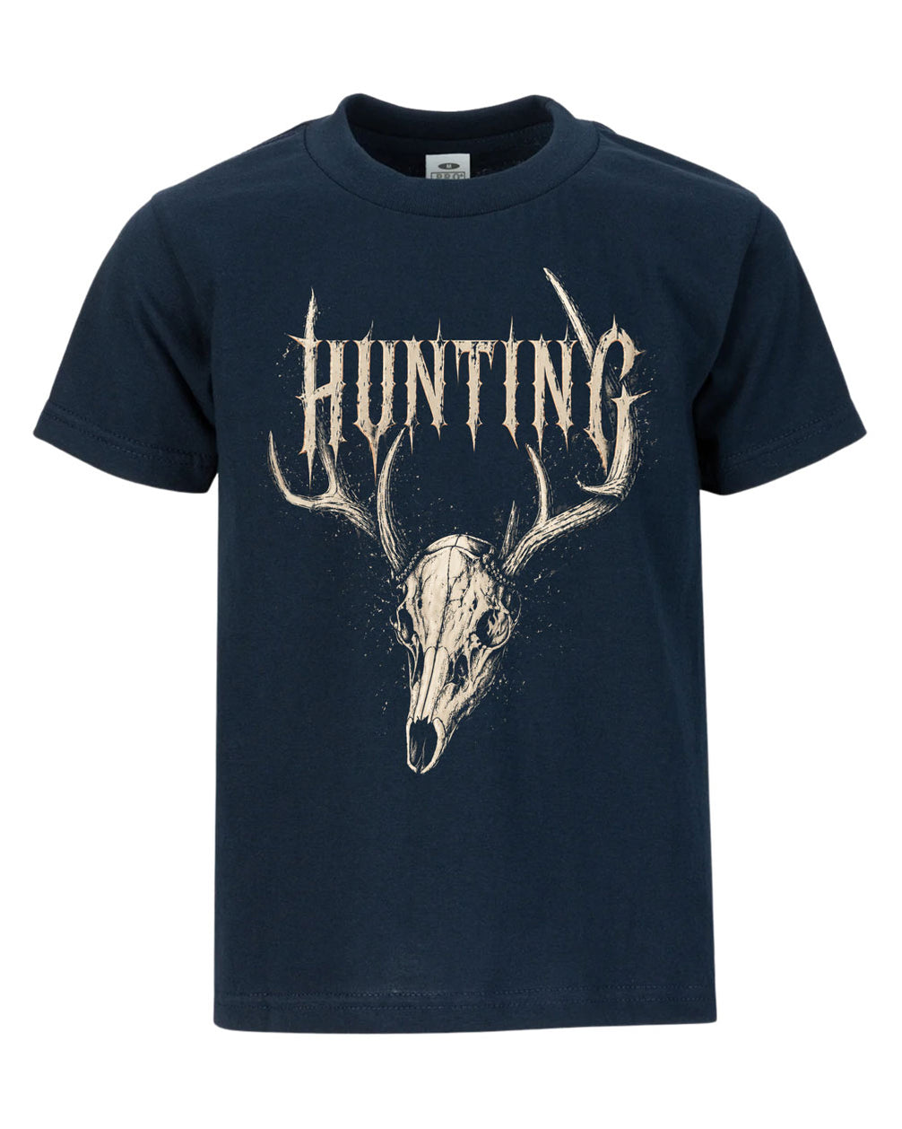 Fire Deer Skull Hunting T-shirt