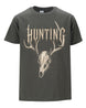 Fire Deer Skull Hunting T-shirt