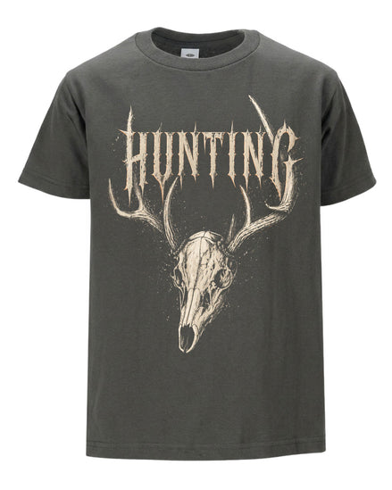 Fire Deer Skull Hunting T-shirt