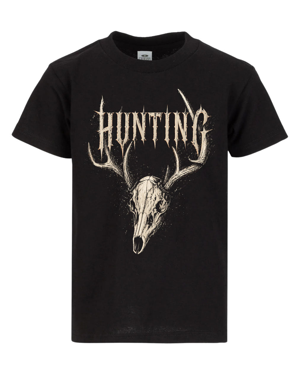 Fire Deer Skull Hunting T-shirt