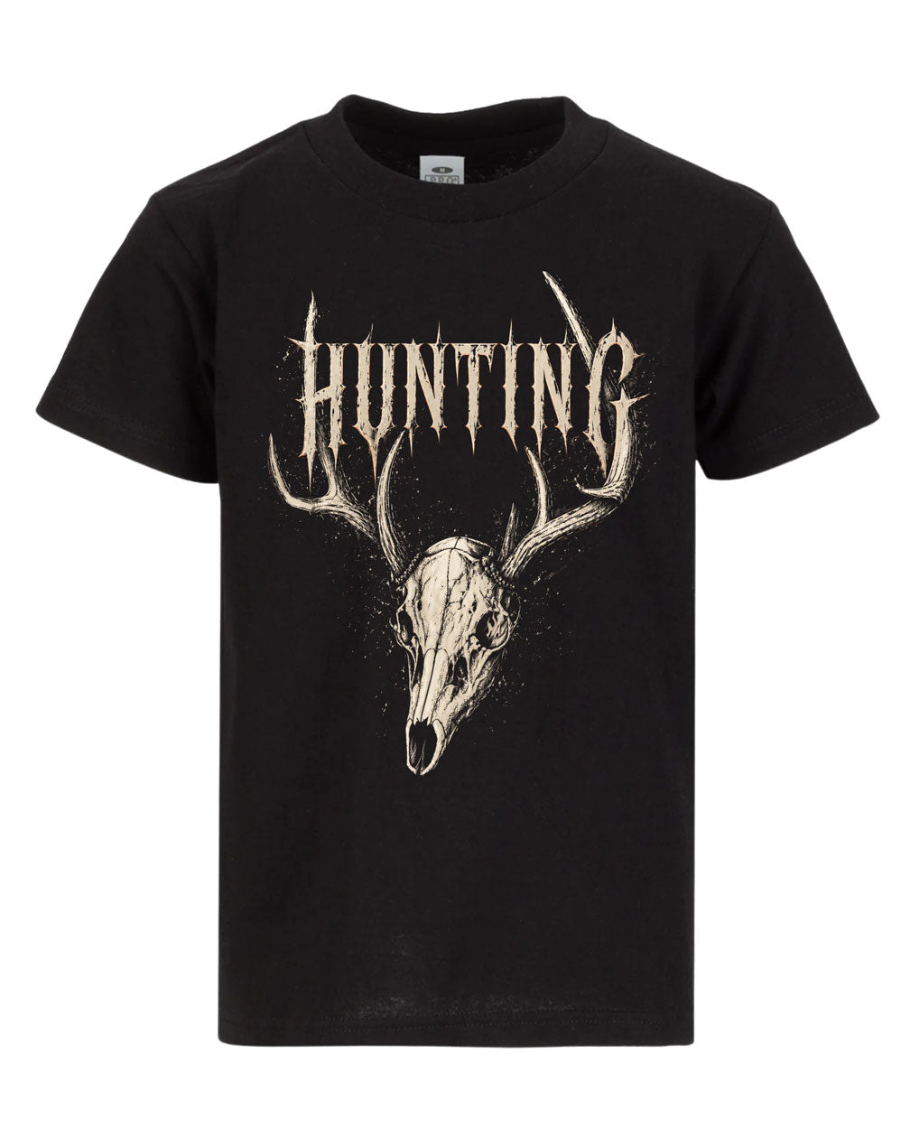 Fire Deer Skull Hunting T-shirt