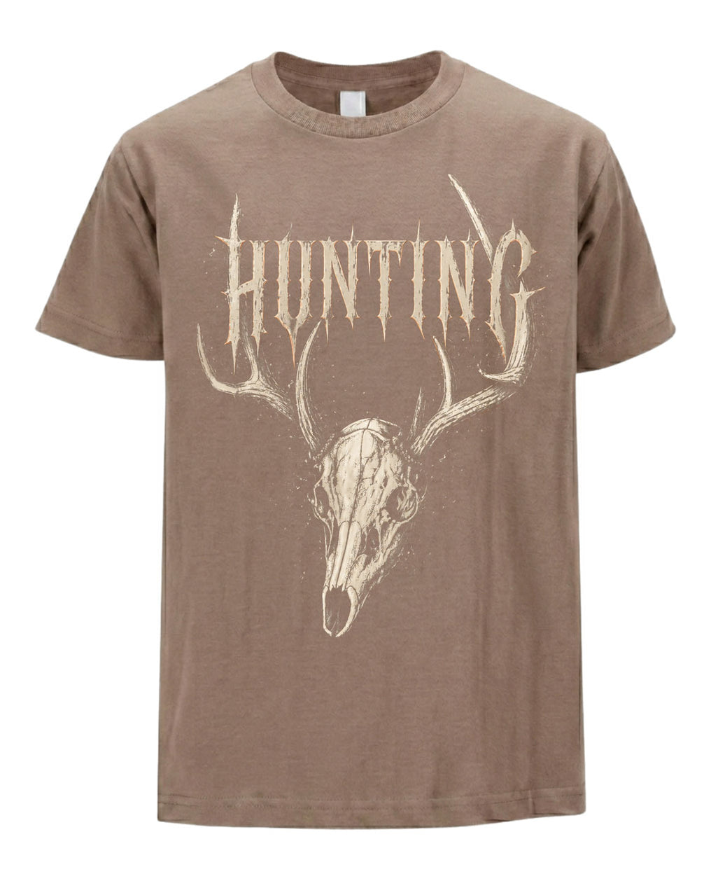 Fire Deer Skull Hunting T-shirt