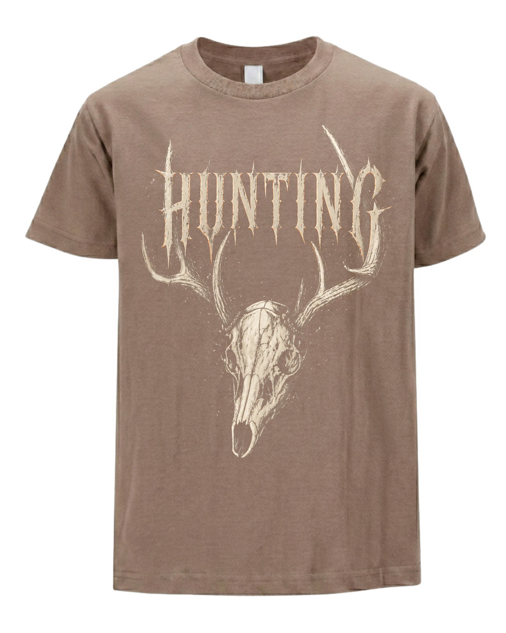 Fire Deer Skull Hunting T-shirt