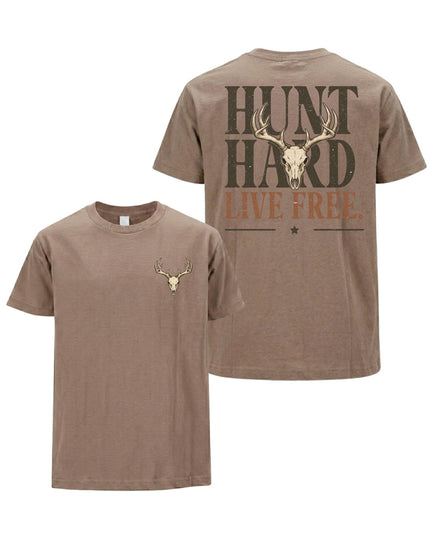Hunt Hard Live Free T-shirt