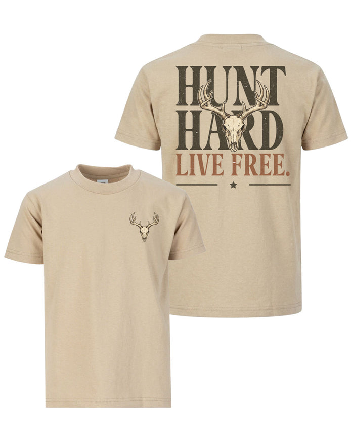 Hunt Hard Live Free T-shirt