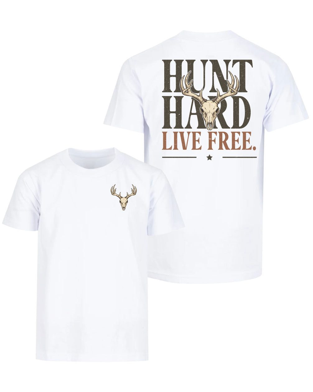 Hunt Hard Live Free T-shirt