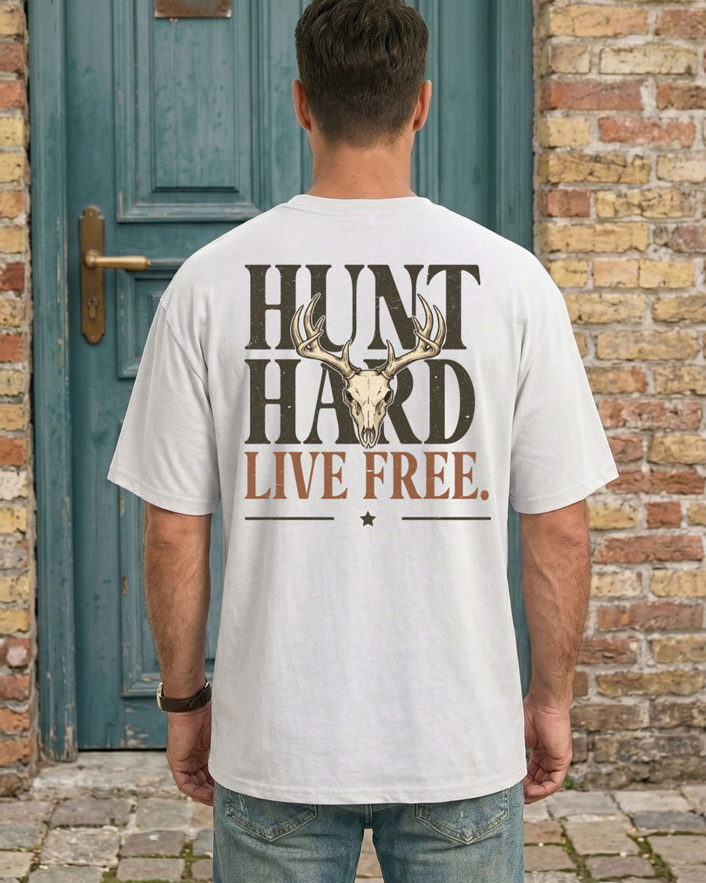 Hunt Hard Live Free T-shirt