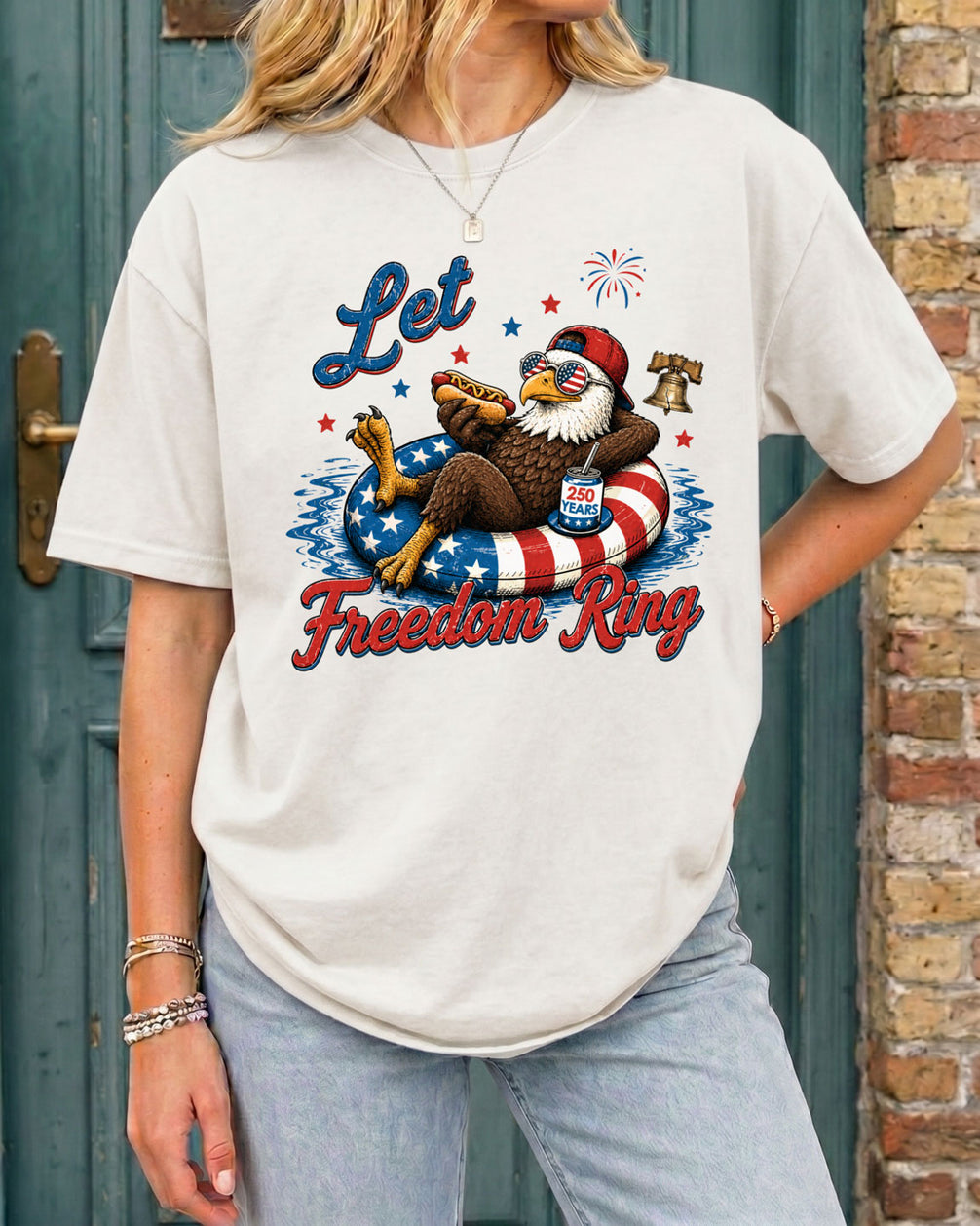 Let Freedom Ring 250th Anniversary Animals T-shirt