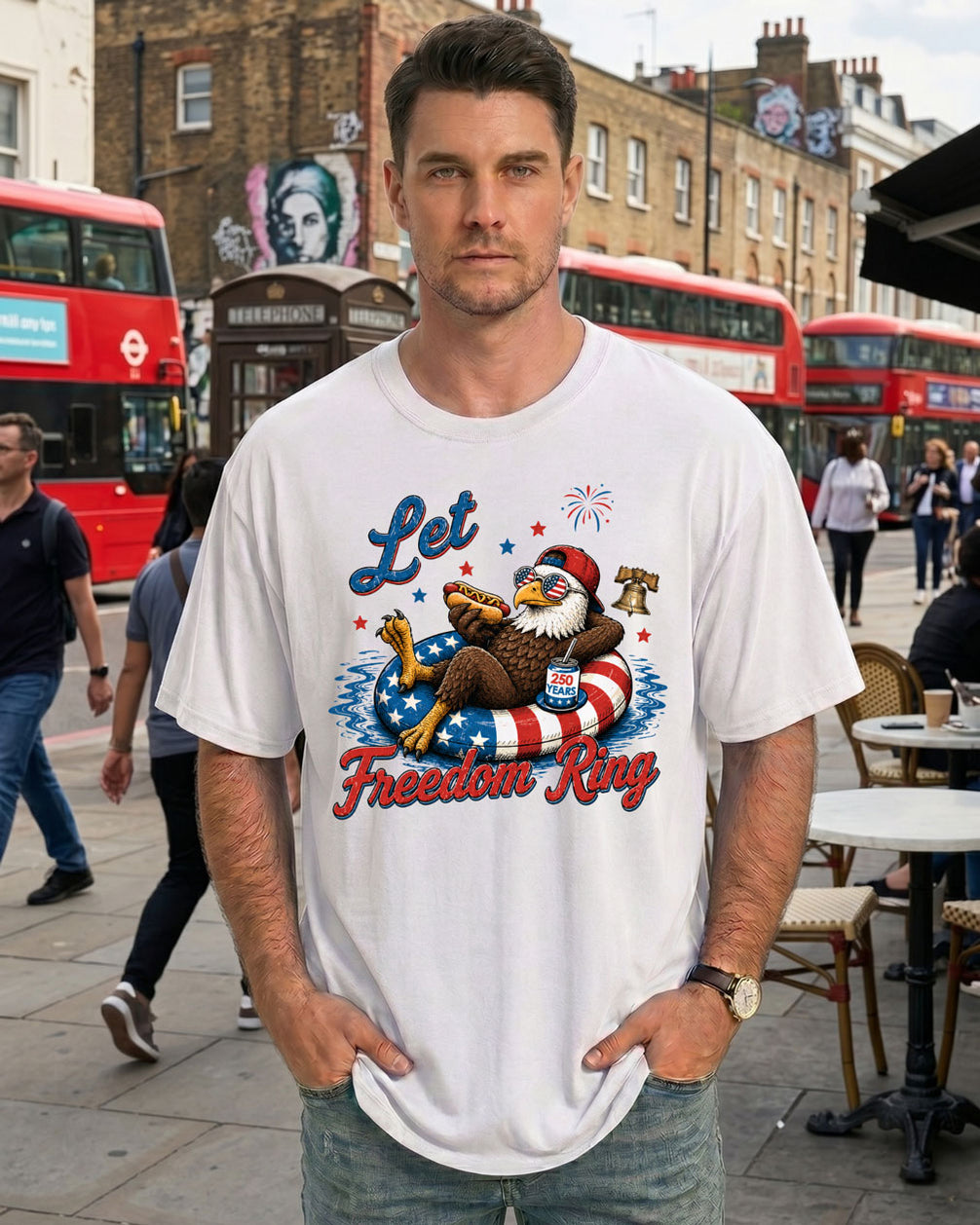 Let Freedom Ring 250th Anniversary Animals T-shirt