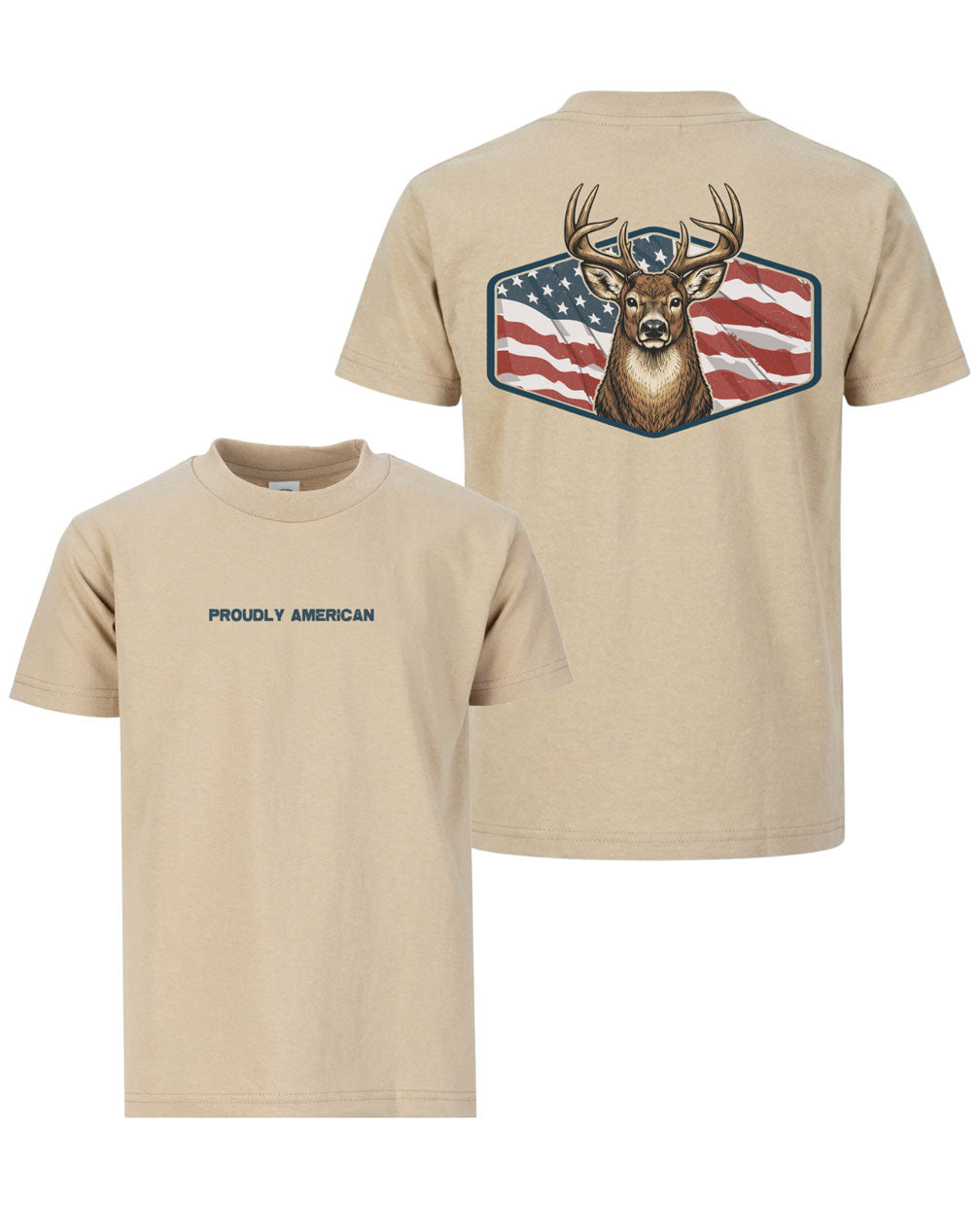 Patriotic Deer Hunting T-shirt