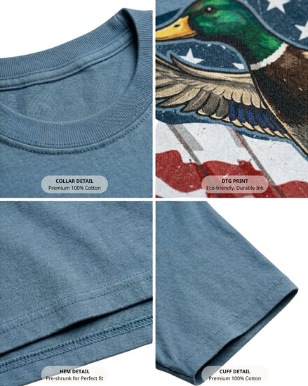 Patriotic Waterfowl Hunting T-shirt
