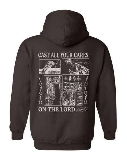 Trout Fishing Faith-Based Hoodie