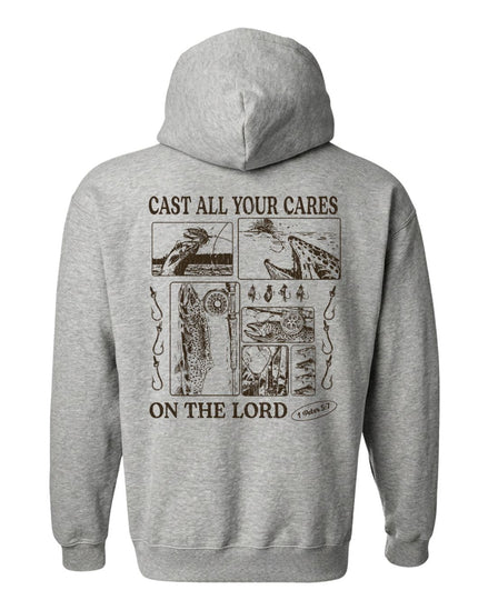 Trout Fishing Faith-Based Hoodie
