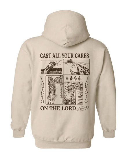 Trout Fishing Faith-Based Hoodie