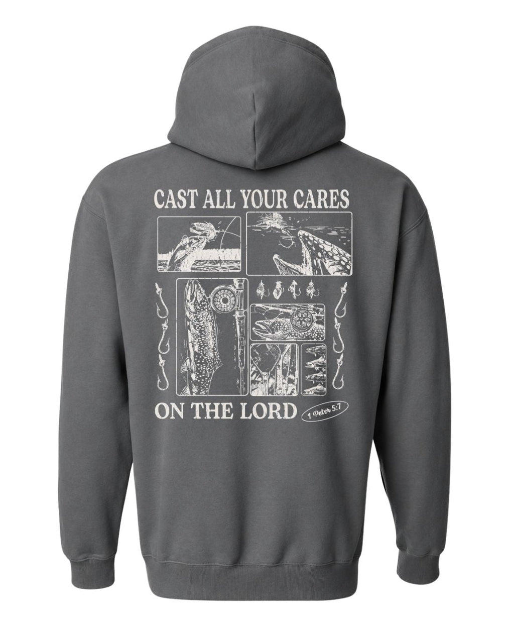 Trout Fishing Faith-Based Hoodie
