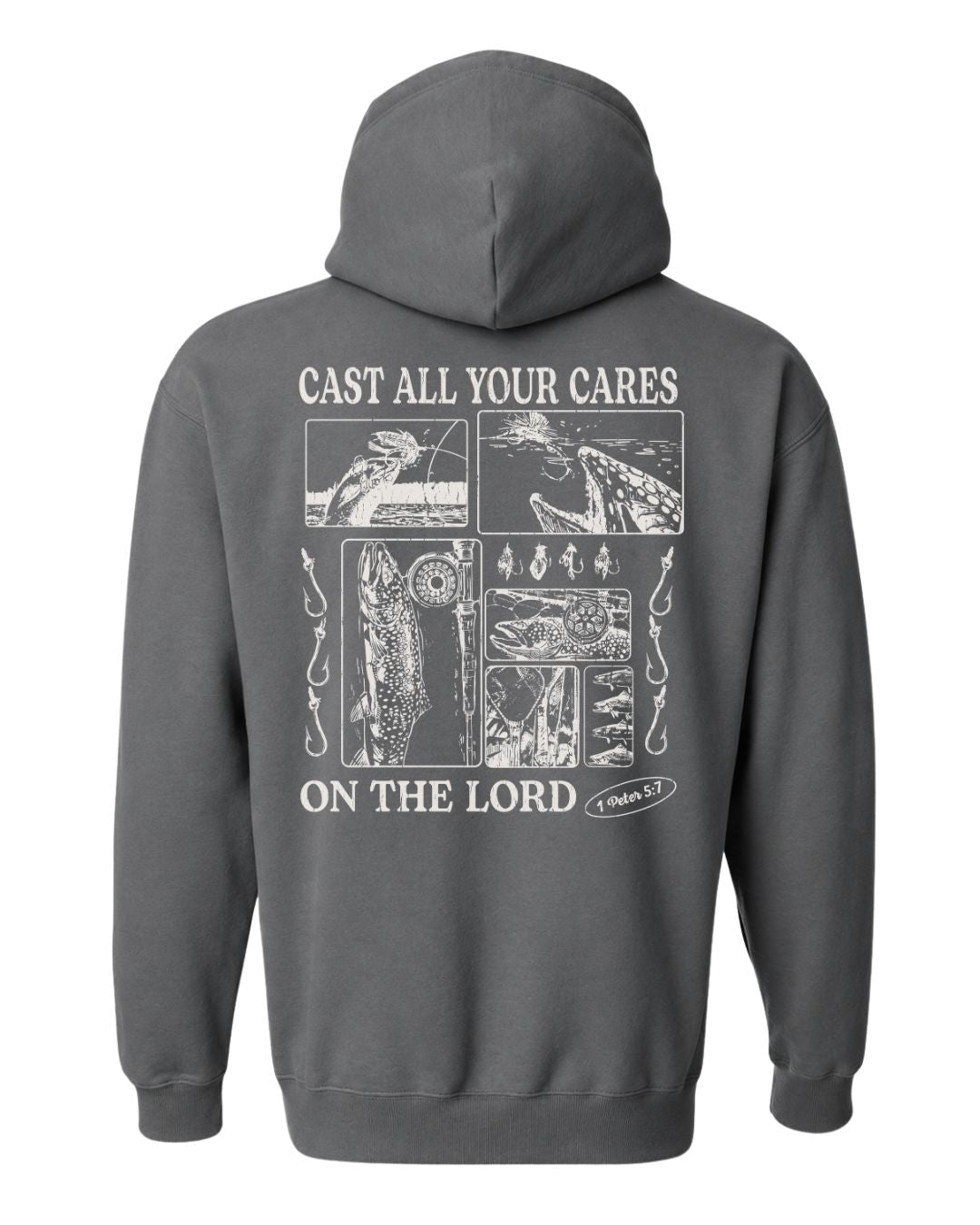 Trout Fishing Faith-Based Hoodie