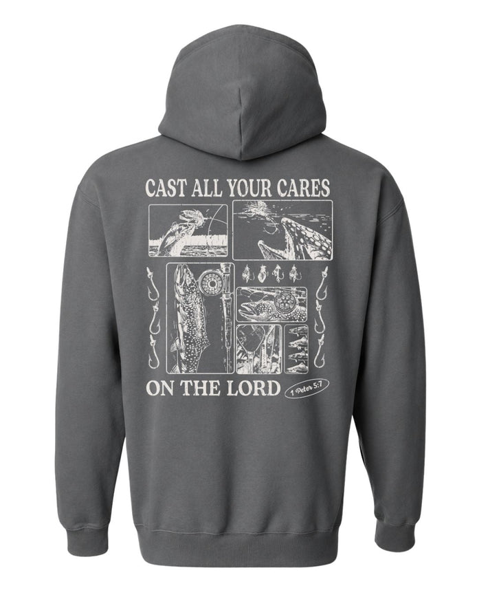 Trout Fishing Faith-Based Hoodie