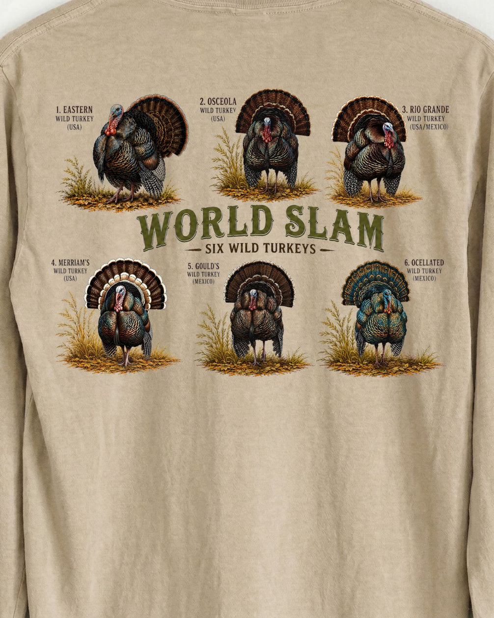 Six Wild Turkey Long-sleeve